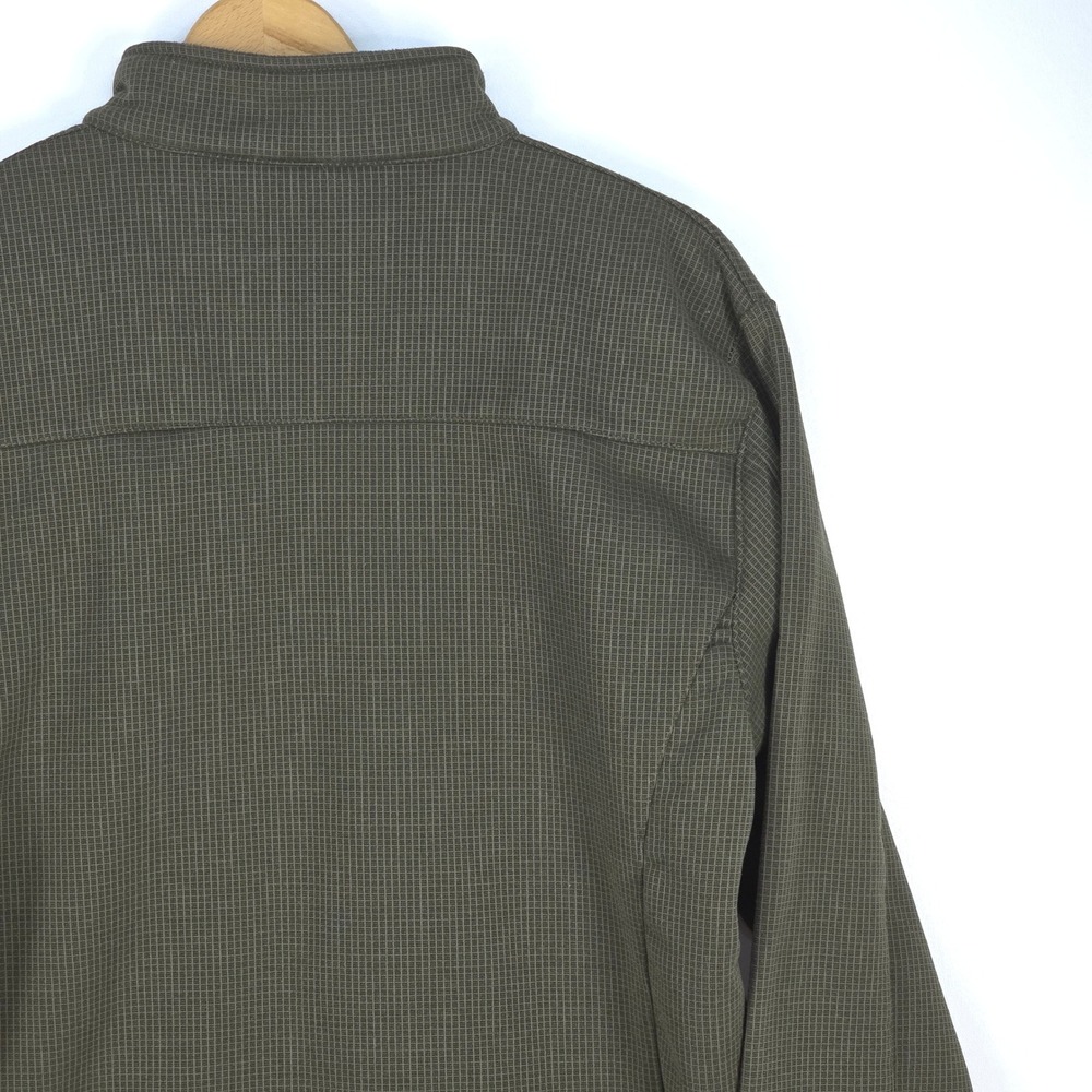 10,000 Ft Above Sea Level Fleece Jacket Mens Large Gorp Checked Full Zip Outdoor - Picture 13 of 15